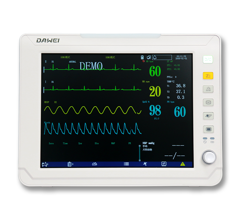 Multi-parameter vital signs monitor for animals