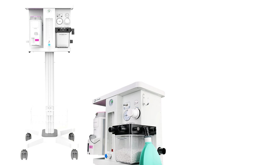 DWanimal AAM - 100 Veterinary Anesthesia Machine - DWanimal